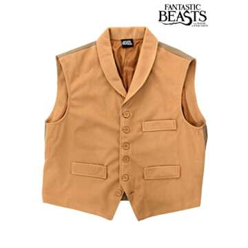 Authentic elope Fantastic Beasts Newt Scamander Costume Vest for Cosplay