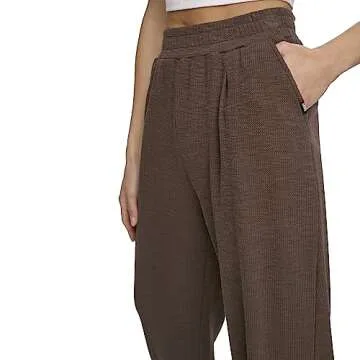 DKNY Women's Performance Trouser Tech Slub Relaxed Fit, Bracken