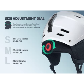 VELAZZIO Valiant Ski Helmet Premium Snow Sports Protection