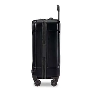 Briggs & Riley Torq Hardside Carry On Luggage with Spinner Wheels 22 inch. USB Charging Port, TSA-Friendly Locks, Easy Access Hinged Front Pocket, Black