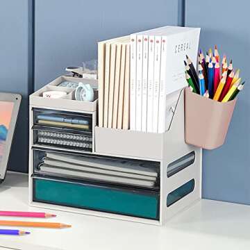 Vmiapxo 5 Pack Hanging Cup Holder, Rolling Cart Accessories Utility cart Accessories Hanging Bins Pencil Holder Hanging Storage Containers Cup Planter Hanging Buckets for Craft Supplies (Pink)