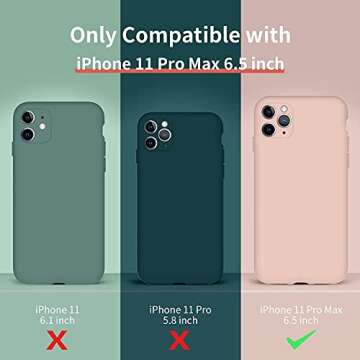 Cordking iPhone 11 Pro Max Silicone Case - Slim & Shockproof