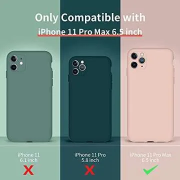 Cordking iPhone 11 Pro Max Silicone Case - Slim & Shockproof