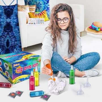 PATIFEED Tie Dye Kit, Non-Toxic Tye Dye Kit for Kids & Adults