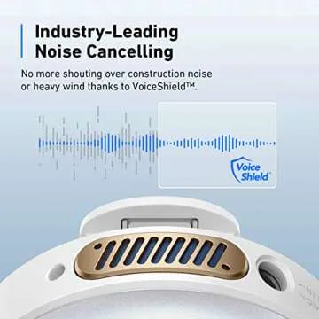 AnkerWork M650 Wireless Lavalier Microphone by Anker, Pro Noise Cancellation, Swap Colorful Covers, 2-Channel Quality Pickup, 200m Transmission, 15H Battery, Easy to Use for Vlogs, Not for Conference