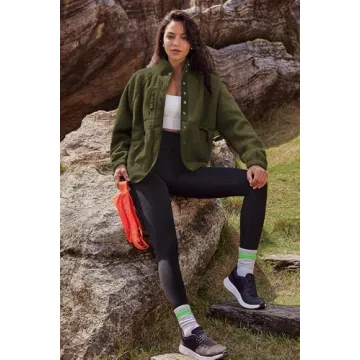 Nirovien Women’s Cozy Fleece Jacket with Pockets