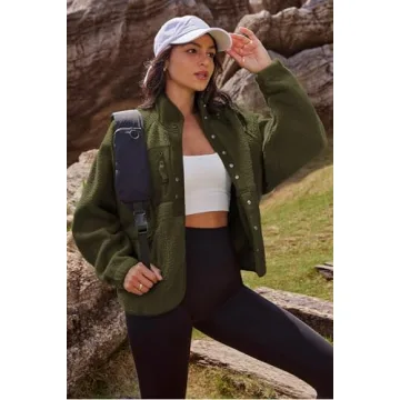 Nirovien Women’s Cozy Fleece Jacket with Pockets