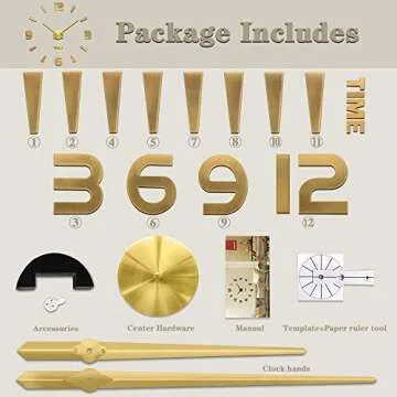 VANGOLD Large 3D DIY Wall Clock Roman Numerals Clock Frameless Mirror Surface Wall Sticker Home Decor for Living Room Bedroom