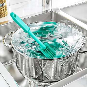 COOKLEE Silicone Bottle Cleaning Brush - Durable & Eco-Friendly Tool