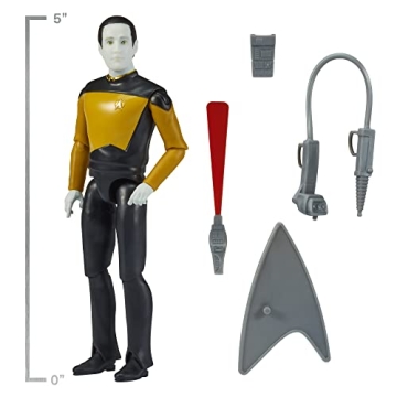 5” Lt. Commander Data Action Figure - Star Trek Collectible