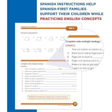 Summer Bridge Activities Spanish 5th to 6th Grade Workbooks All Subjects, Activity Book With Math, Reading Comprehension, Science, Fitness, Social Studies, Writing Practice, and Flash Cards