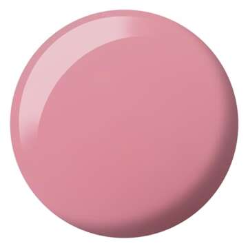 DND DC Gel Polish Set, Sheer Collection, UV/LED Gel Polish and Air Dry Nail Lacquer, Matching Chip-Free Polish Duo, 2468 Bubblegum, 0.5 Fl Oz