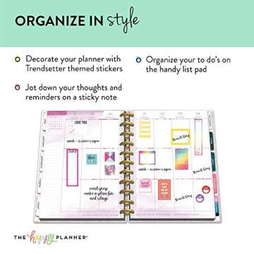 Happy Planner Accessory Book - Trendsetter, 20 Sheets