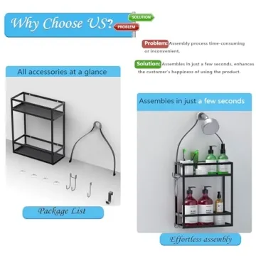 Meangood Shower Caddy for Organized Shower Essentials