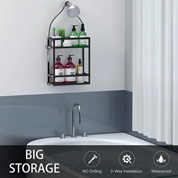 Meangood Shower Caddy for Organized Shower Essentials