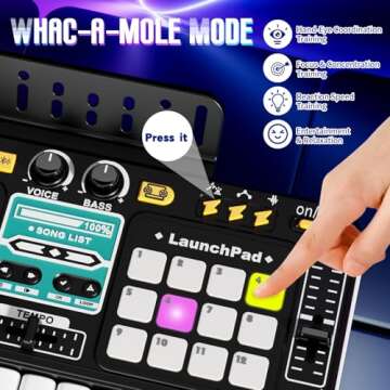 DJ Mixer Toy for Toddlers with Lights and Sound Effects