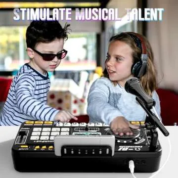 DJ Mixer Toy for Toddlers with Lights and Sound Effects