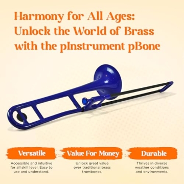Lightweight pBone Plastic Trombone for Students & Musicians