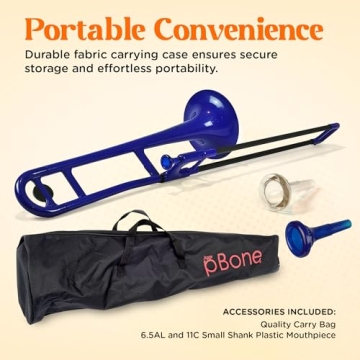 Lightweight pBone Plastic Trombone for Students & Musicians