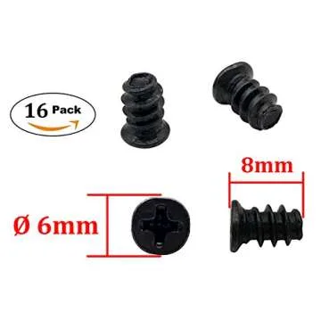 80mm Computer Fan Filter Grills with Screws, Aluminum Frame Ultra Fine Stainelss Steel Mesh - 4 Pack (Black)