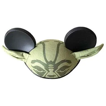 Disney Parks Star Wars Yoda Mickey Mouse Ears Hat Adult Size