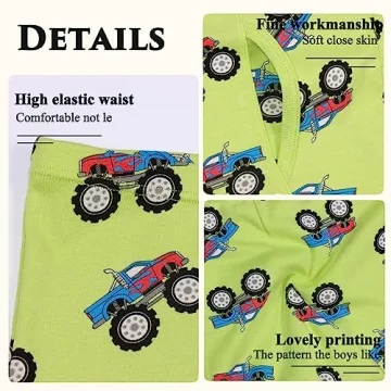 Finihen Boys Cotton Boxer Underwear for Active Kids