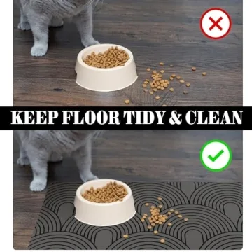 Absorbent Dog Food Mat for Clean Floors and Happy Pets