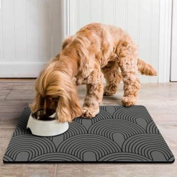 Absorbent Dog Food Mat for Clean Floors and Happy Pets