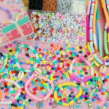 Creative UHIBROS 6000 Pcs Beads Kit for Jewelry Crafting