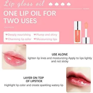 Plumping Lip Oil for Hydration and Shine