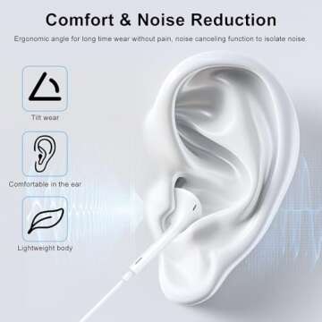 Budget-Friendly iPhone Wired Headphones - 2 Pack