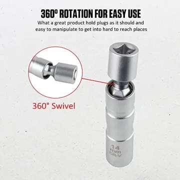 CMTOOL 14mm Spark Plug Socket Set for DIY Enthusiasts