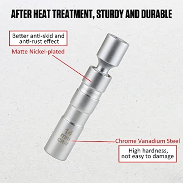 CMTOOL 14mm Spark Plug Socket Set for DIY Enthusiasts