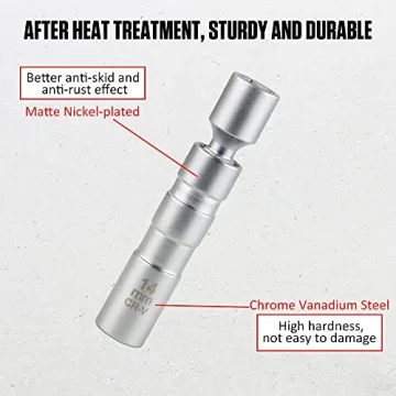 CMTOOL 14mm Spark Plug Socket Set for DIY Enthusiasts