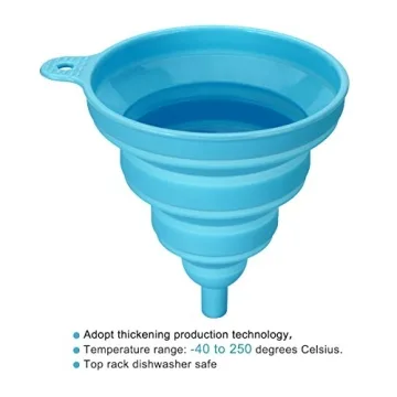 INMAKER Collapsible Funnel Set for Easy Kitchen Storage