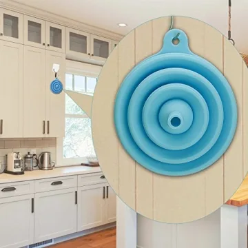 INMAKER Collapsible Funnel Set for Easy Kitchen Storage