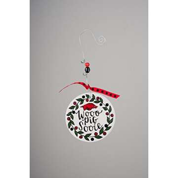 Glory Haus Arkansas Flat Ornament, Multicolor