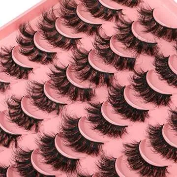 Dramatic Fluffy Fake Eyelashes | 20MM Long & Thick Volume