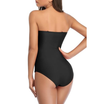 Smismivo Adjustable Strapless One Piece Swimsuit – Slimming Design