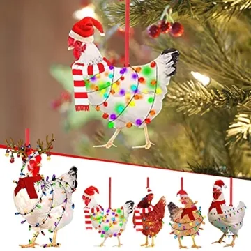 Charming Cartoon Rooster Pendant for Home & Car Decor