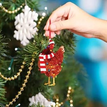 Charming Cartoon Rooster Pendant for Home & Car Decor