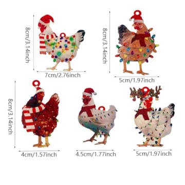 Charming Cartoon Rooster Pendant for Home & Car Decor