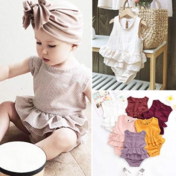 Cute Baby Girls Ruffled Romper for Every Occasion