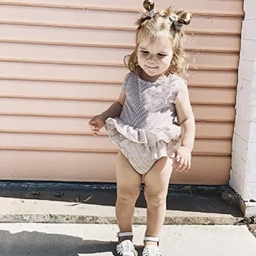 Cute Baby Girls Ruffled Romper for Every Occasion