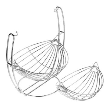 Stylish MyGift Double Hammock Fruit Holder for Your Kitchen