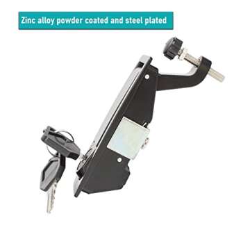 X-Haibei Compression Latch Lock OEM Replacement Flush Lever Latches Zinc Alloy Adjustable Lever Blac...