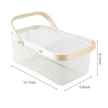 MACOIOR Metal Mesh Basket - Durable Garden & Storage Solution