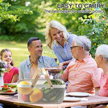 MACOIOR Metal Mesh Basket - Durable Garden & Storage Solution