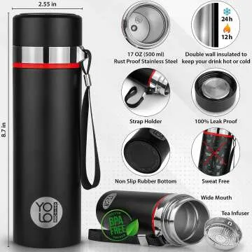 Birthday Gift Set for Men - Notebook & Water Bottle