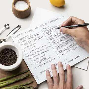 M.C. Squares Reusable Letter Graph Pads | 9x11 2-Pack | Graph Paper Grid Dry Erase Notebook Front, White Board Back for Office, Home, School | Included Wet-Erase Tackie Marker | USA Made